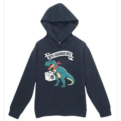 Vote Osaurus Rex Funny Election Dino Urban Pullover Hoodie