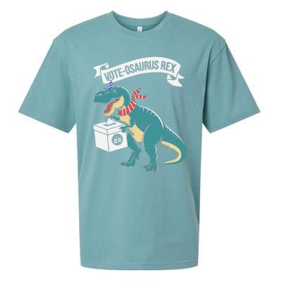 Vote Osaurus Rex Funny Election Dino Sueded Cloud Jersey T-Shirt