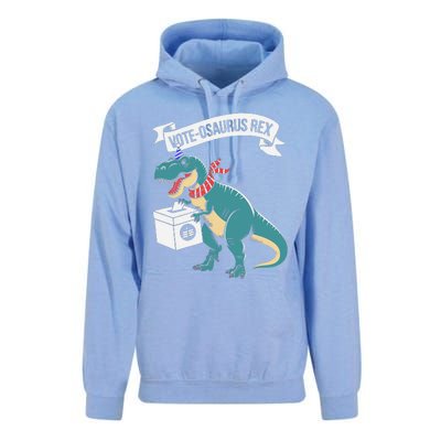 Vote Osaurus Rex Funny Election Dino Unisex Surf Hoodie