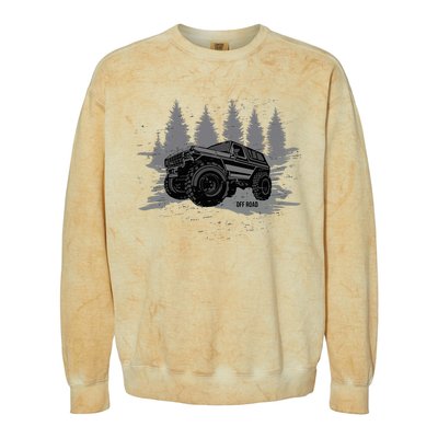 Vintage Off Roading Colorblast Crewneck Sweatshirt