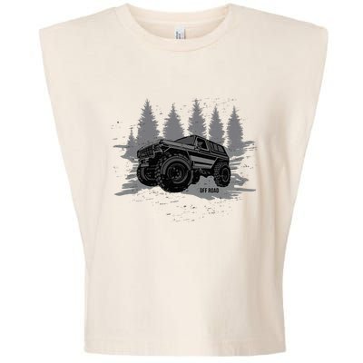 Vintage Off Roading Garment-Dyed Women's Muscle Tee