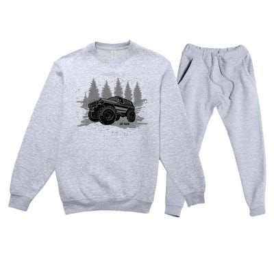 Vintage Off Roading Premium Crewneck Sweatsuit Set