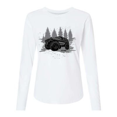 Vintage Off Roading Womens Cotton Relaxed Long Sleeve T-Shirt