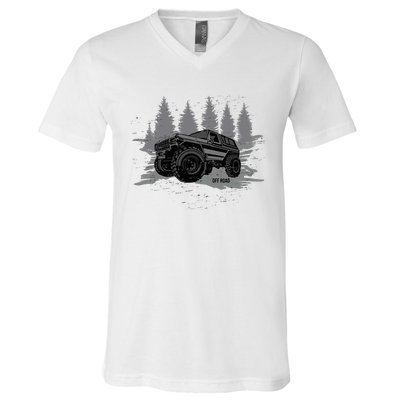 Vintage Off Roading V-Neck T-Shirt