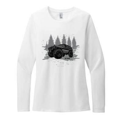 Vintage Off Roading Womens CVC Long Sleeve Shirt