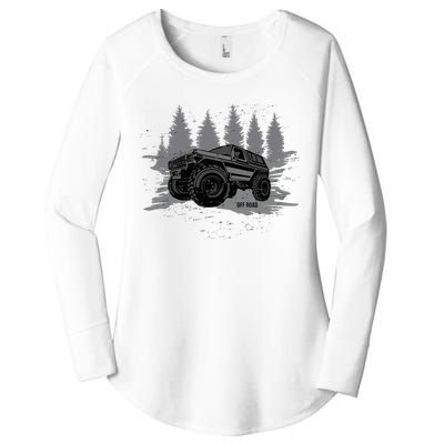 Vintage Off Roading Women's Perfect Tri Tunic Long Sleeve Shirt