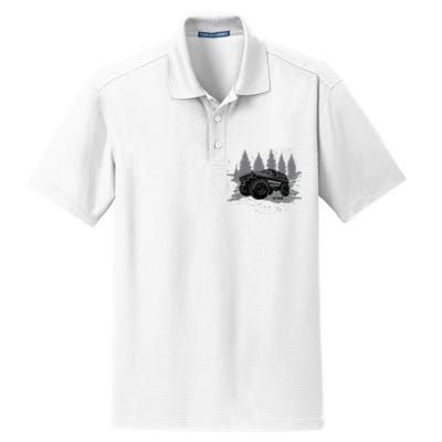 Vintage Off Roading Dry Zone Grid Polo