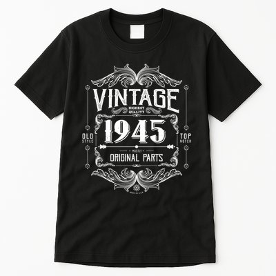 Vintage Old Style Top Notch Mostly Original Parts Whiskey Label 1945 80 Tall T-Shirt