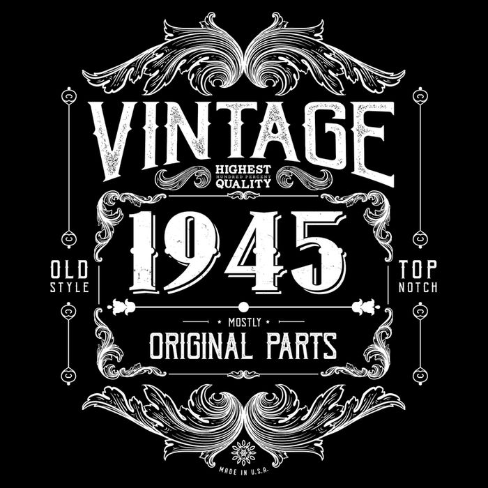 Vintage Old Style Top Notch Mostly Original Parts Whiskey Label 1945 80 Womens T-Shirt
