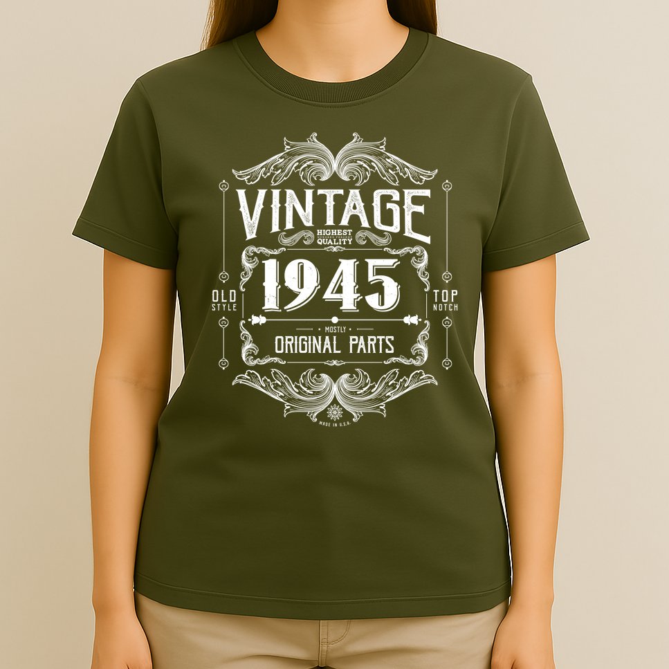 Vintage Old Style Top Notch Mostly Original Parts Whiskey Label 1945 80 T-Shirt