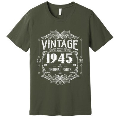Vintage Old Style Top Notch Mostly Original Parts Whiskey Label 1945 80 Premium T-Shirt