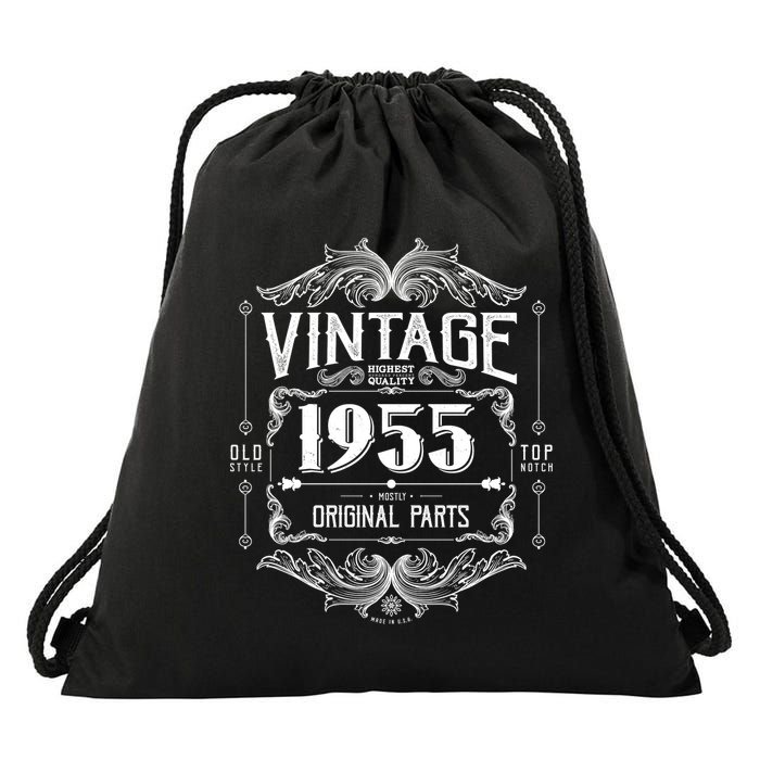 Vintage Old Style Top Notch Mostly Original Parts Whiskey Label 1955 70 Drawstring Bag