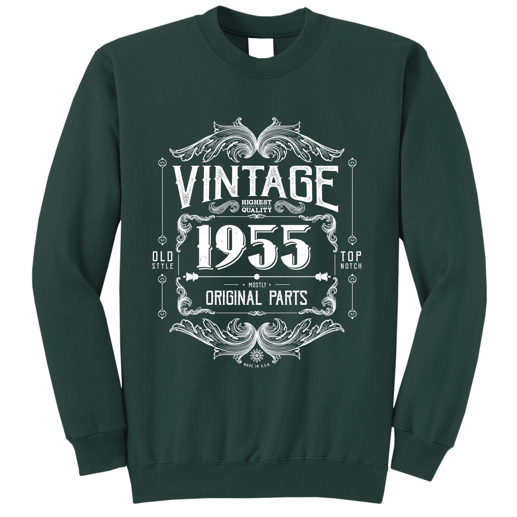 Vintage Old Style Top Notch Mostly Original Parts Whiskey Label 1955 70 Sweatshirt