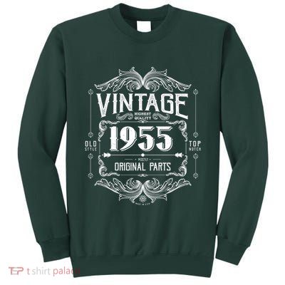 Vintage Old Style Top Notch Mostly Original Parts Whiskey Label 1955 70 Tall Sweatshirt