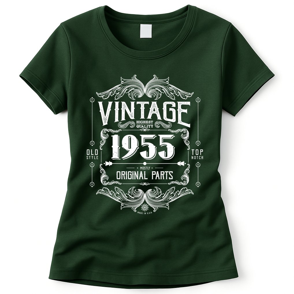 Vintage Old Style Top Notch Mostly Original Parts Whiskey Label 1955 70 Womens T-Shirt