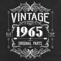 Vintage Old Style Top Notch Mostly Original Parts Whiskey Label 1965 60 Garment-Dyed Heavyweight T-Shirt