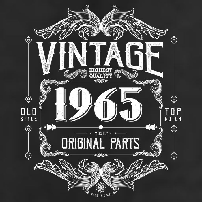 Vintage Old Style Top Notch Mostly Original Parts Whiskey Label 1965 60 Garment-Dyed Heavyweight T-Shirt