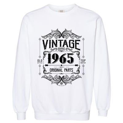 Vintage Old Style Top Notch Mostly Original Parts Whiskey Label 1965 60 Garment-Dyed Sweatshirt