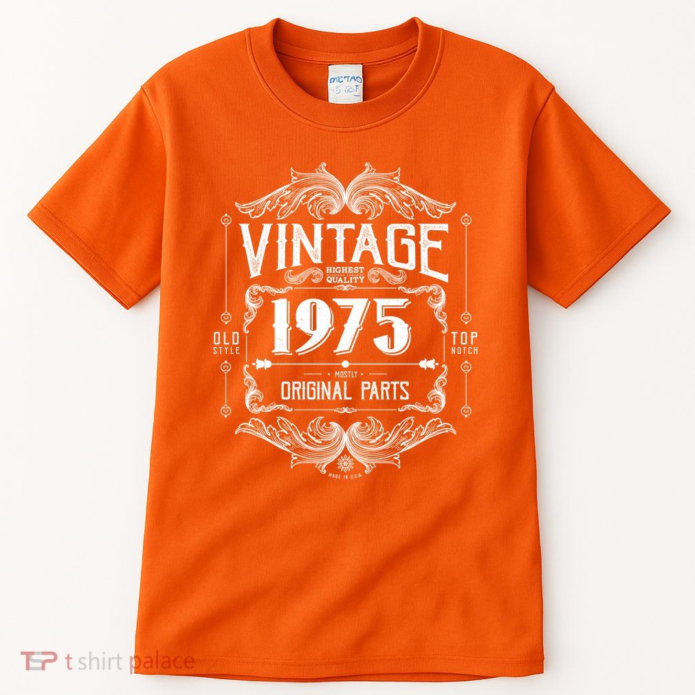 Vintage Old Style Top Notch Mostly Original Parts Whiskey Label 1975 50 Tall T-Shirt