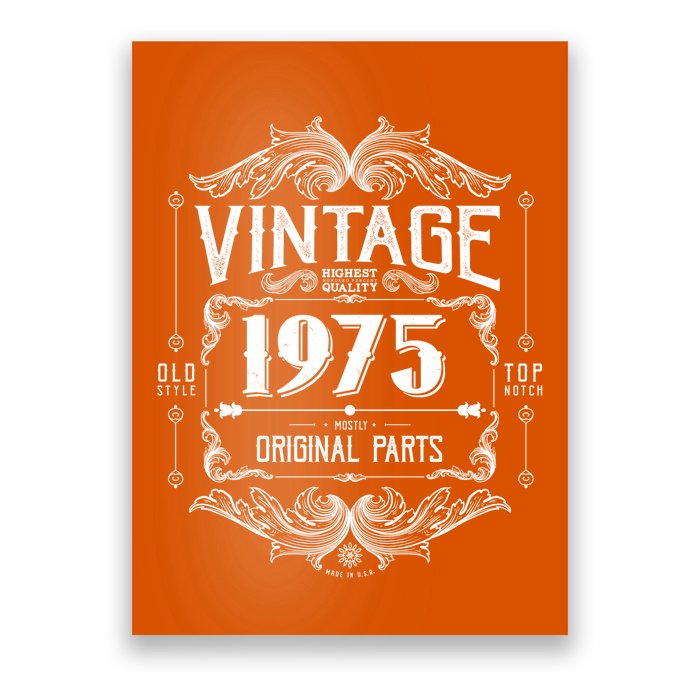 Vintage Old Style Top Notch Mostly Original Parts Whiskey Label 1975 50 Poster