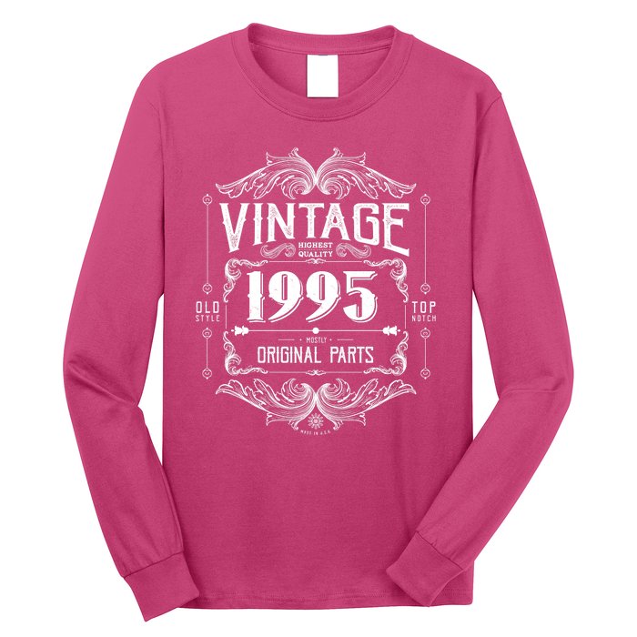 Vintage Old Style Top Notch Mostly Original Parts Whiskey Label 1995 30 Long Sleeve Shirt