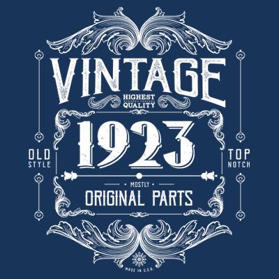 Vintage Old Style Top Notch Mostly Original Parts Whiskey Label 1923 100 T-Shirt