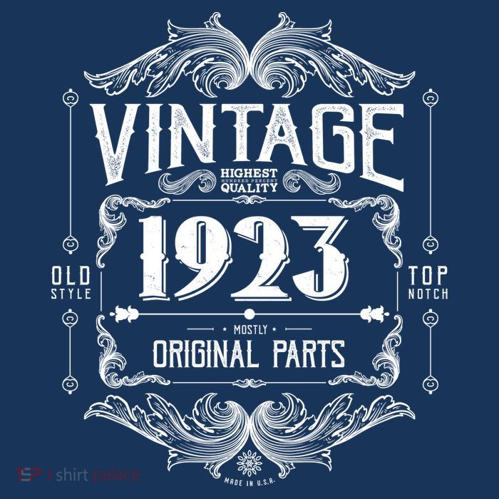 Vintage Old Style Top Notch Mostly Original Parts Whiskey Label 1923 100 Tall T-Shirt