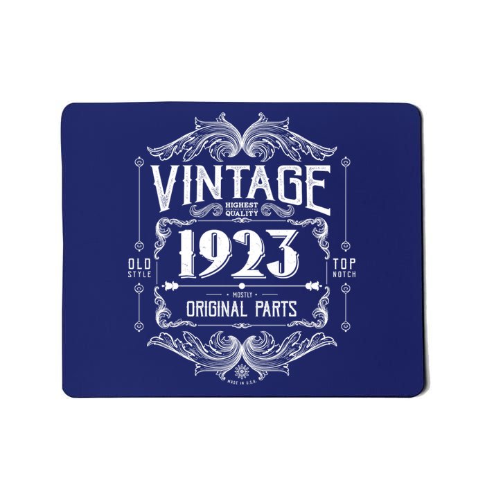 Vintage Old Style Top Notch Mostly Original Parts Whiskey Label 1923 100 Mousepad