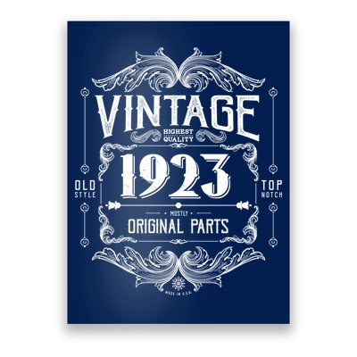 Vintage Old Style Top Notch Mostly Original Parts Whiskey Label 1923 100 Poster