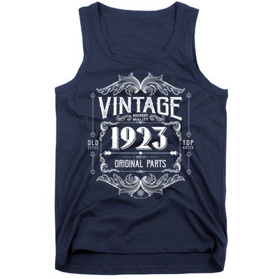 Vintage Old Style Top Notch Mostly Original Parts Whiskey Label 1923 100 Tank Top