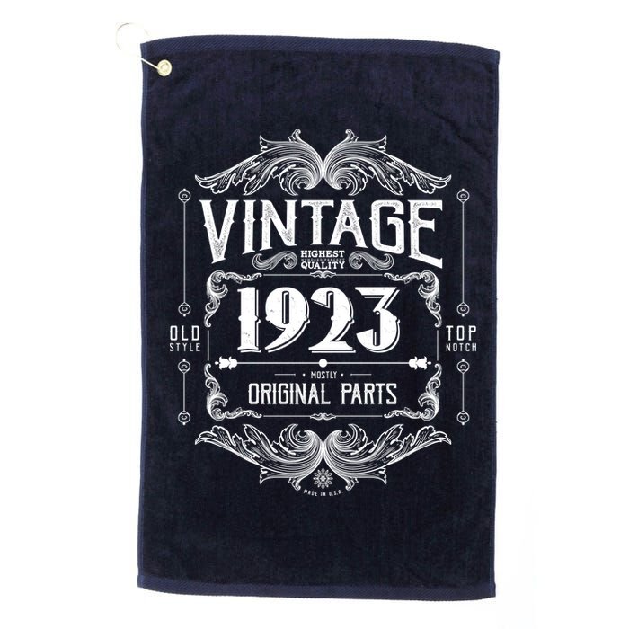 Vintage Old Style Top Notch Mostly Original Parts Whiskey Label 1923 100 Golf Towel