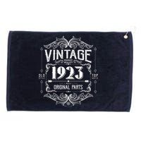 Vintage Old Style Top Notch Mostly Original Parts Whiskey Label 1923 100 Grommeted Golf Towel