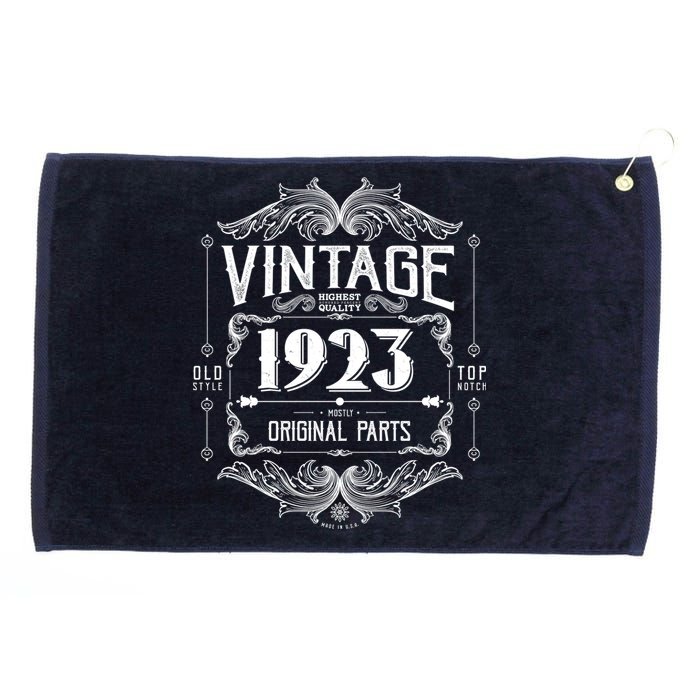 Vintage Old Style Top Notch Mostly Original Parts Whiskey Label 1923 100 Grommeted Golf Towel