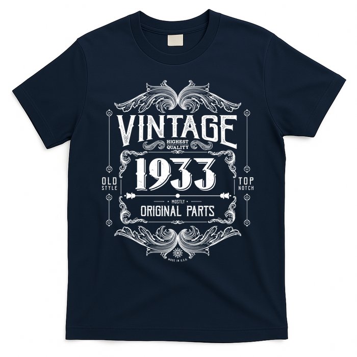 Vintage Old Style Top Notch Mostly Original Parts Whiskey Label 1933 90 T-Shirt