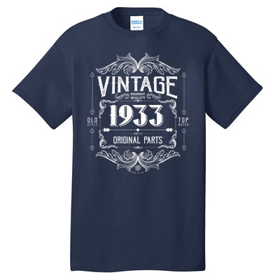 Vintage Old Style Top Notch Mostly Original Parts Whiskey Label 1933 90 Tall T-Shirt