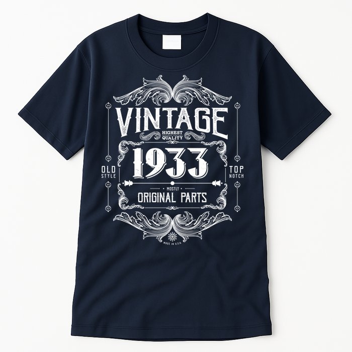 Vintage Old Style Top Notch Mostly Original Parts Whiskey Label 1933 90 Tall T-Shirt