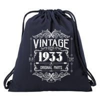 Vintage Old Style Top Notch Mostly Original Parts Whiskey Label 1933 90 Drawstring Bag