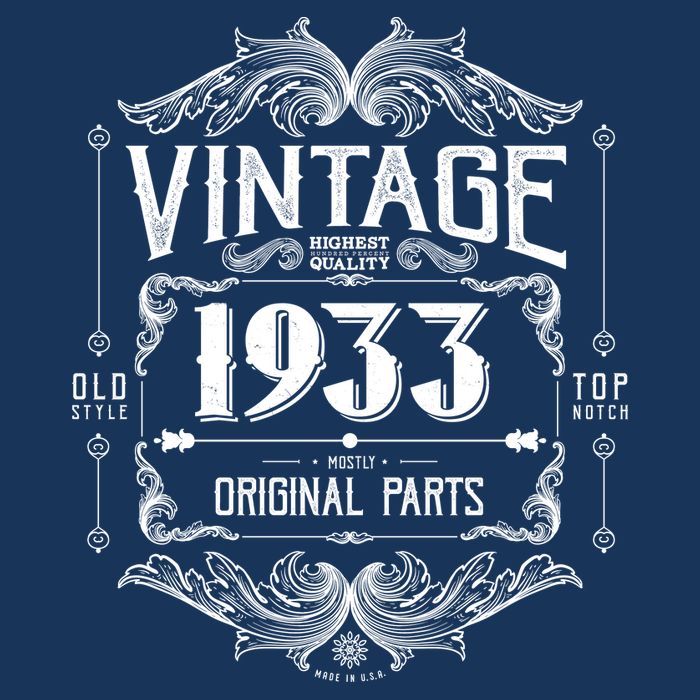 Vintage Old Style Top Notch Mostly Original Parts Whiskey Label 1933 90 Drawstring Bag