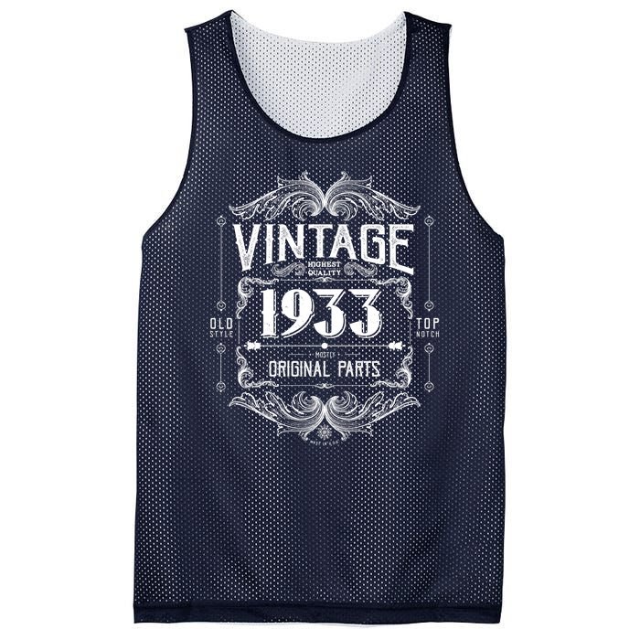 Vintage Old Style Top Notch Mostly Original Parts Whiskey Label 1933 90 Mesh Reversible Basketball Jersey Tank