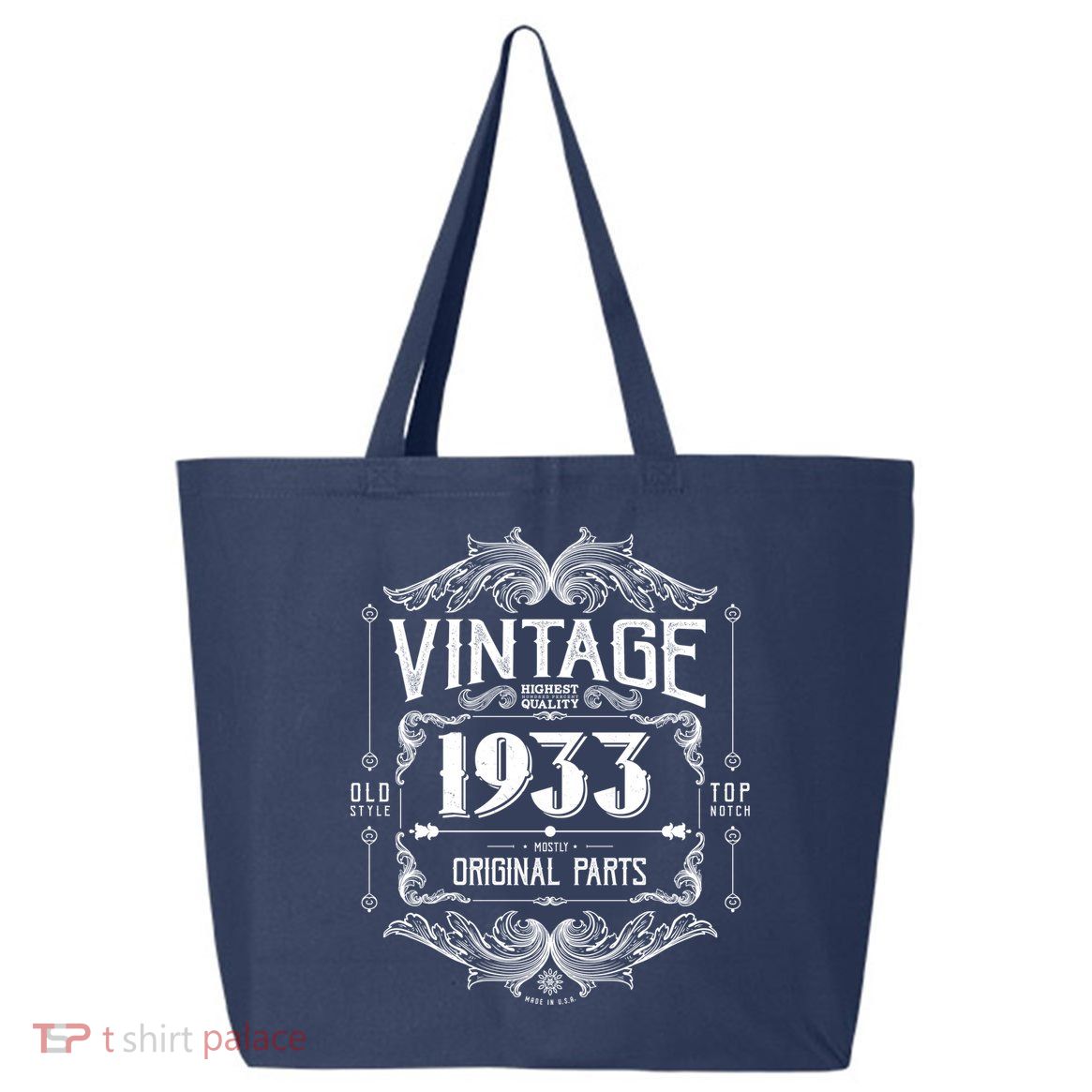 Vintage Old Style Top Notch Mostly Original Parts Whiskey Label 1933 90 25L Jumbo Tote