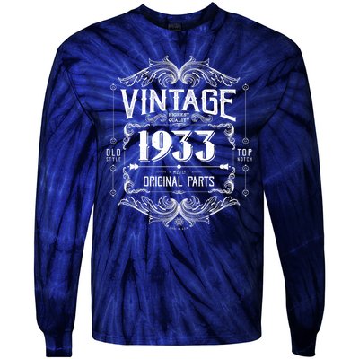 Vintage Old Style Top Notch Mostly Original Parts Whiskey Label 1933 90 Tie-Dye Long Sleeve Shirt