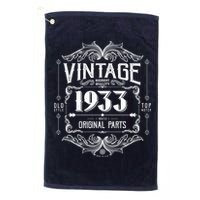 Vintage Old Style Top Notch Mostly Original Parts Whiskey Label 1933 90 Golf Towel