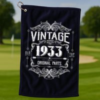 Vintage Old Style Top Notch Mostly Original Parts Whiskey Label 1933 90 Golf Towel