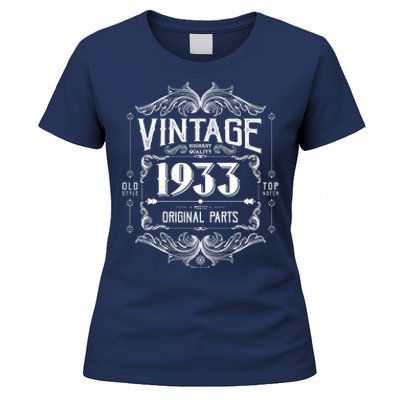 Vintage Old Style Top Notch Mostly Original Parts Whiskey Label 1933 90 Women's T-Shirt