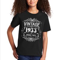 Vintage Old Style Top Notch Mostly Original Parts Whiskey Label 1933 90 Kids T-Shirt