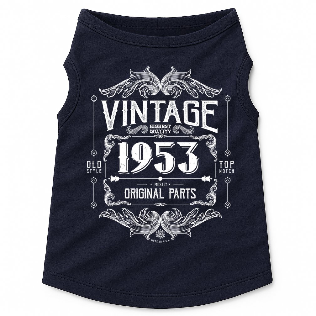 Vintage Old Style Top Notch Mostly Original Parts Whiskey Label 1953 70 Doggie Tank