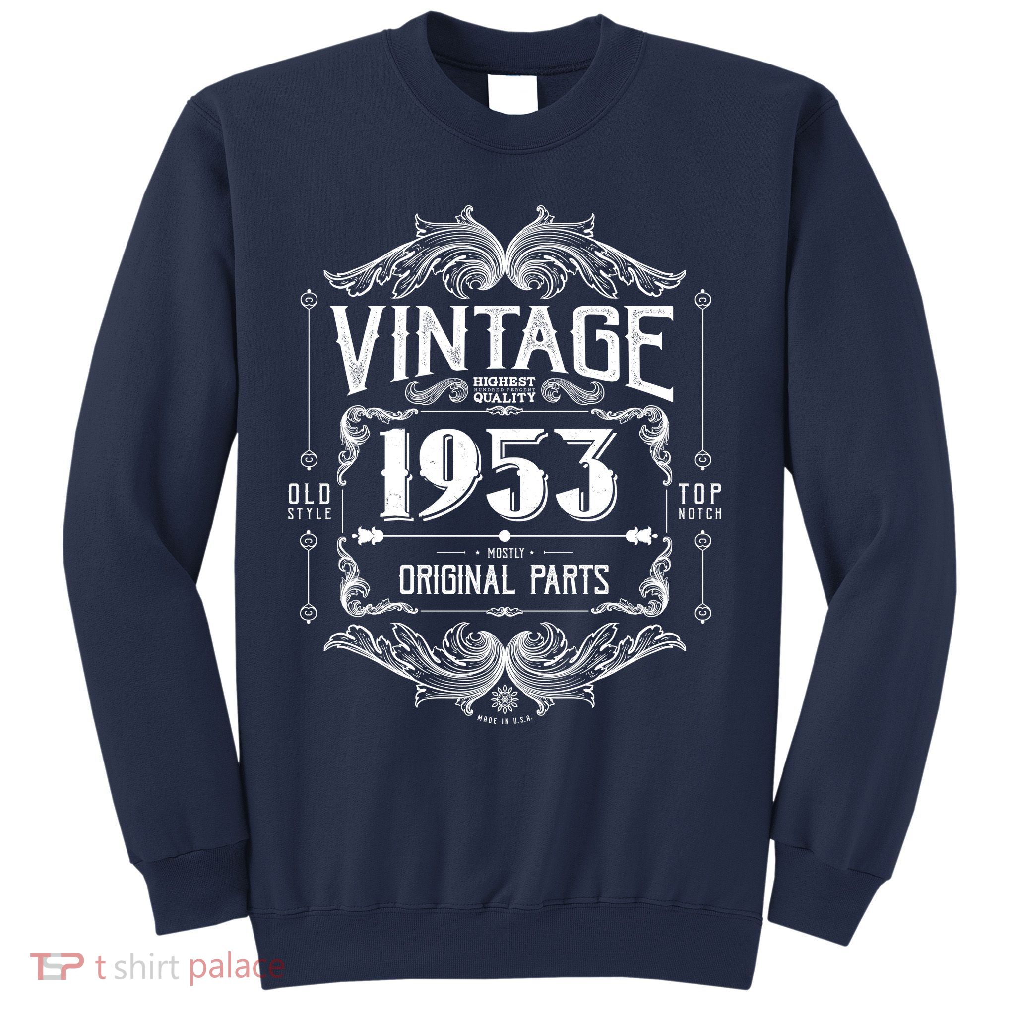 Vintage Old Style Top Notch Mostly Original Parts Whiskey Label 1953 70 Sweatshirt