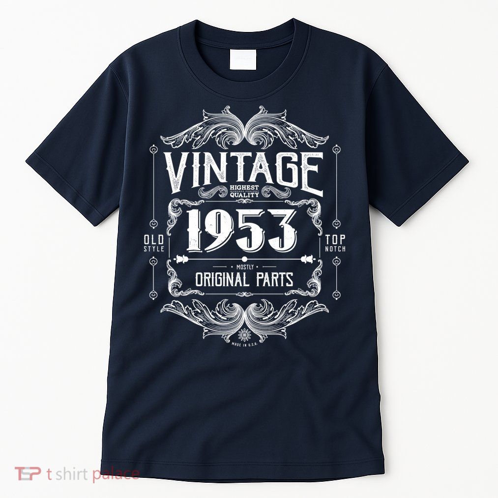Vintage Old Style Top Notch Mostly Original Parts Whiskey Label 1953 70 Tall T-Shirt