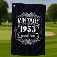 Vintage Old Style Top Notch Mostly Original Parts Whiskey Label 1953 70 Golf Towel