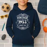 Vintage Old Style Top Notch Mostly Original Parts Whiskey Label 1953 70 Kids Hoodie